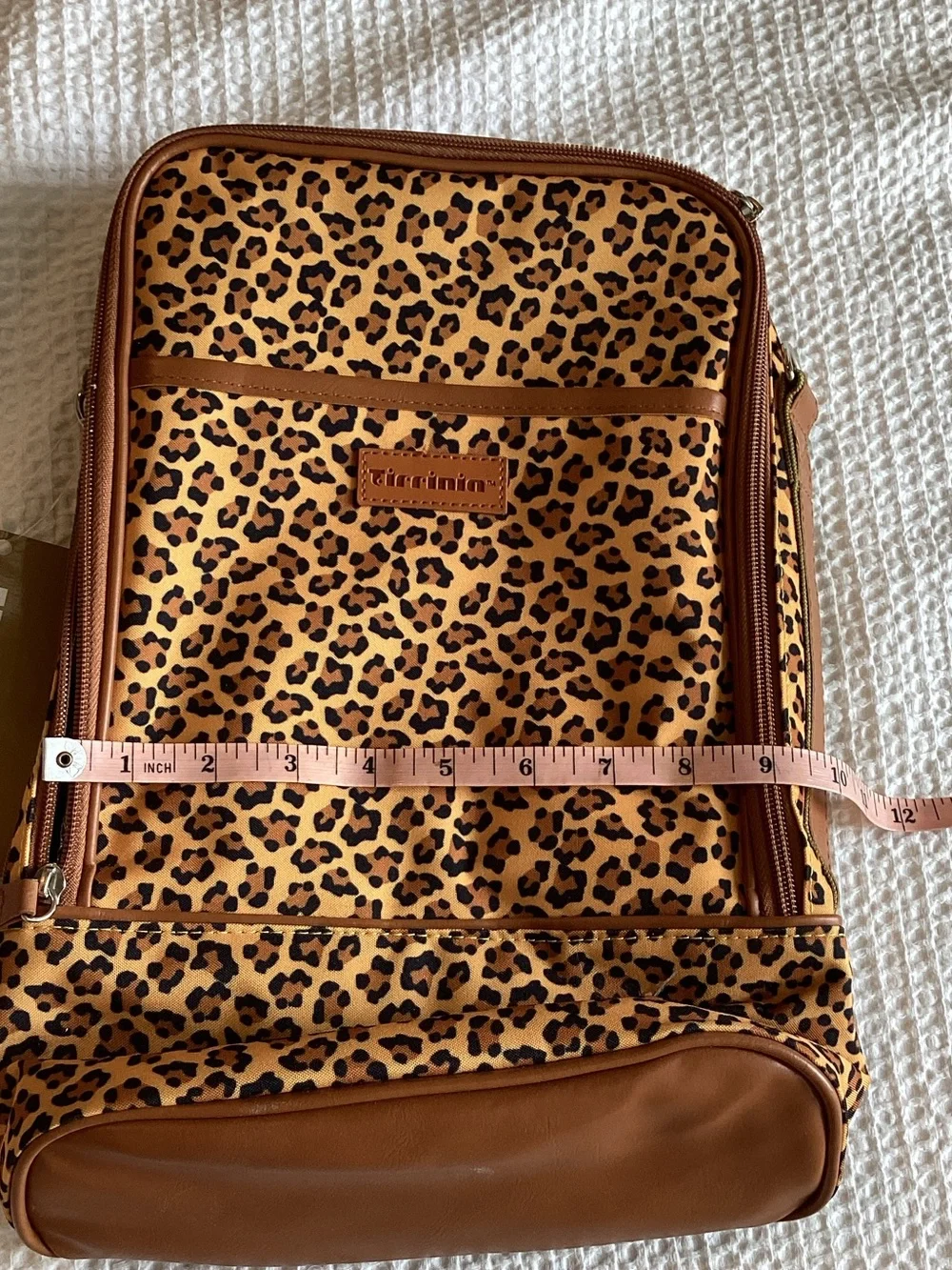 Leopard‎ Print Brown wine  LunchBox - Picture 2 of 4